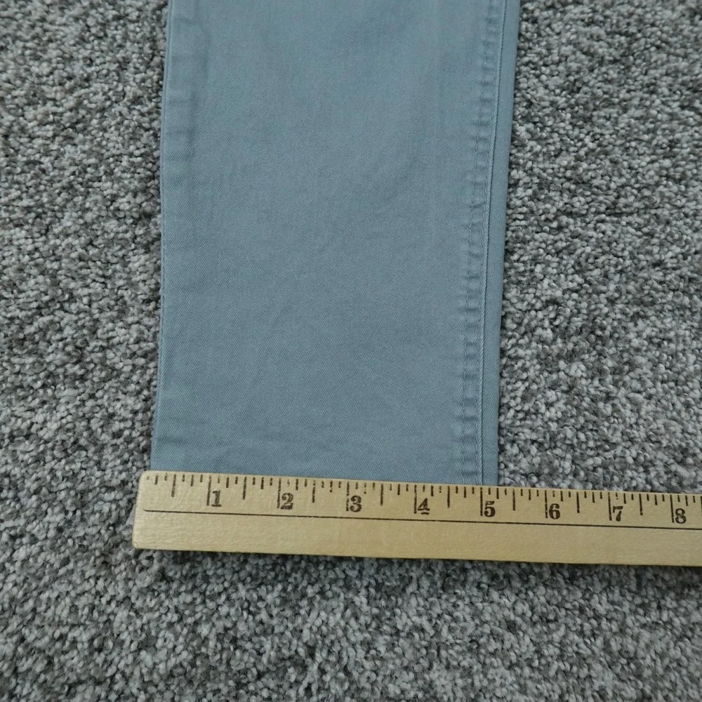 Democracy Pants Womens 12 Blue Ab Technology Skinny Stretch Chino Slim Fit